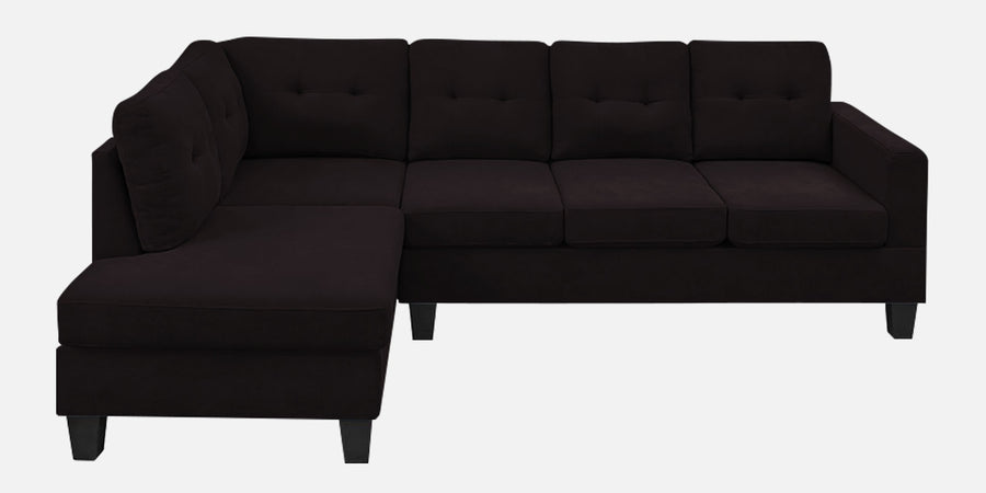 Thomas Fabric Rhs Sectional Sofa 3 Lounger In Cara Brown Colour - Febonic Living