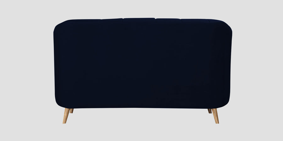 Kaylee Velvet 2 Seater Sofa In Dark Blue Colour - Febonic Living