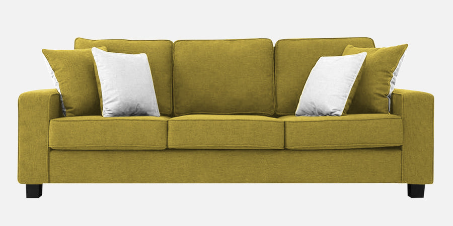 Ladybug Fabric 3 Seater Sofa In Parrot Green Colour - Febonic Living