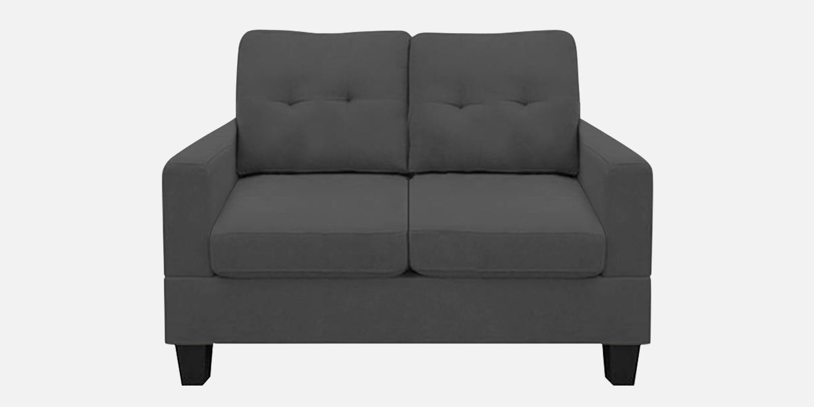 Thomas Fabric 2 Seater Sofa in Charcoal Grey Colour