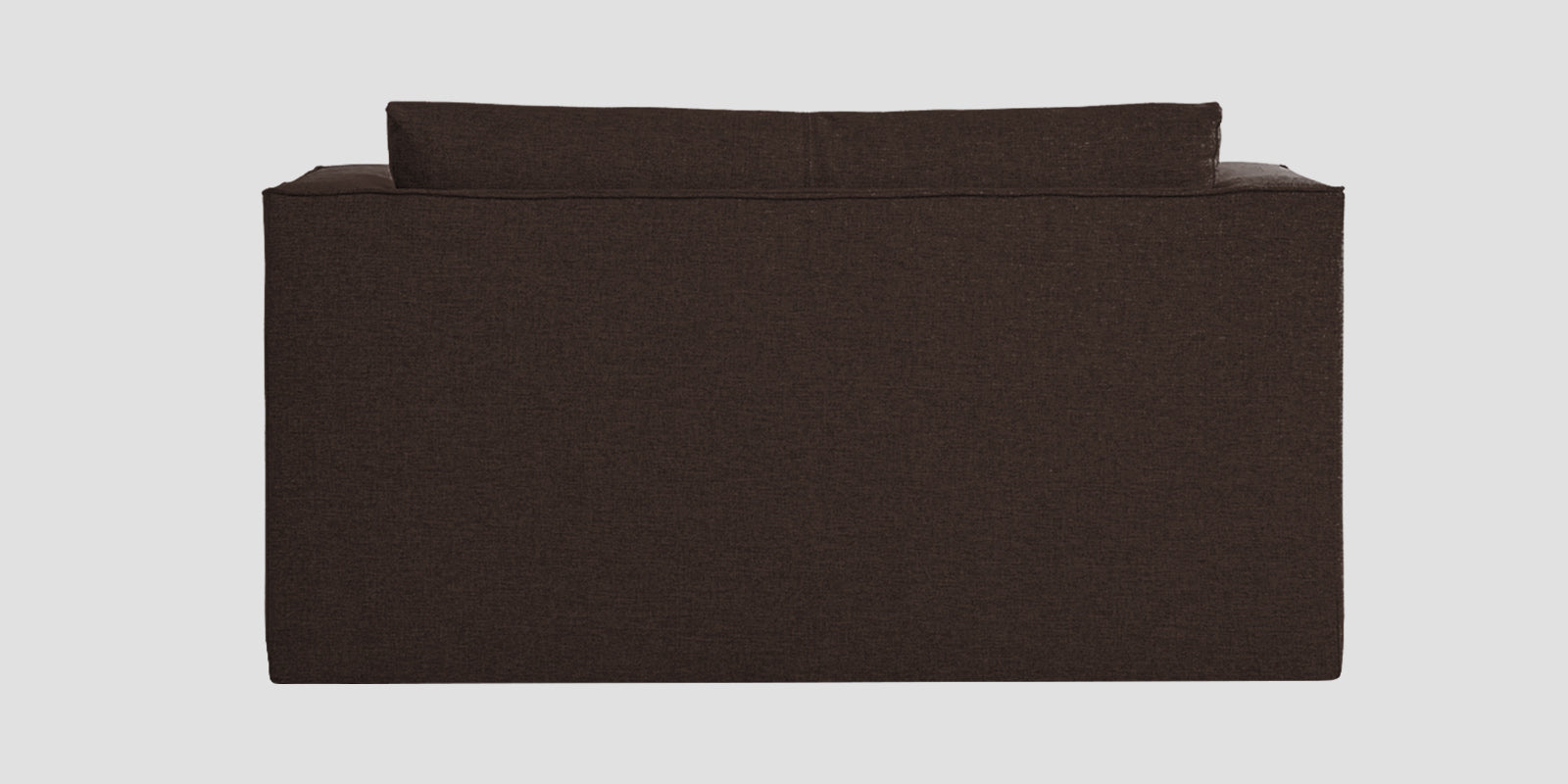 Kenia Fabric 2 Seater Foldable Sofa Cum Bed In Coffee Brown Colour - Febonic Living
