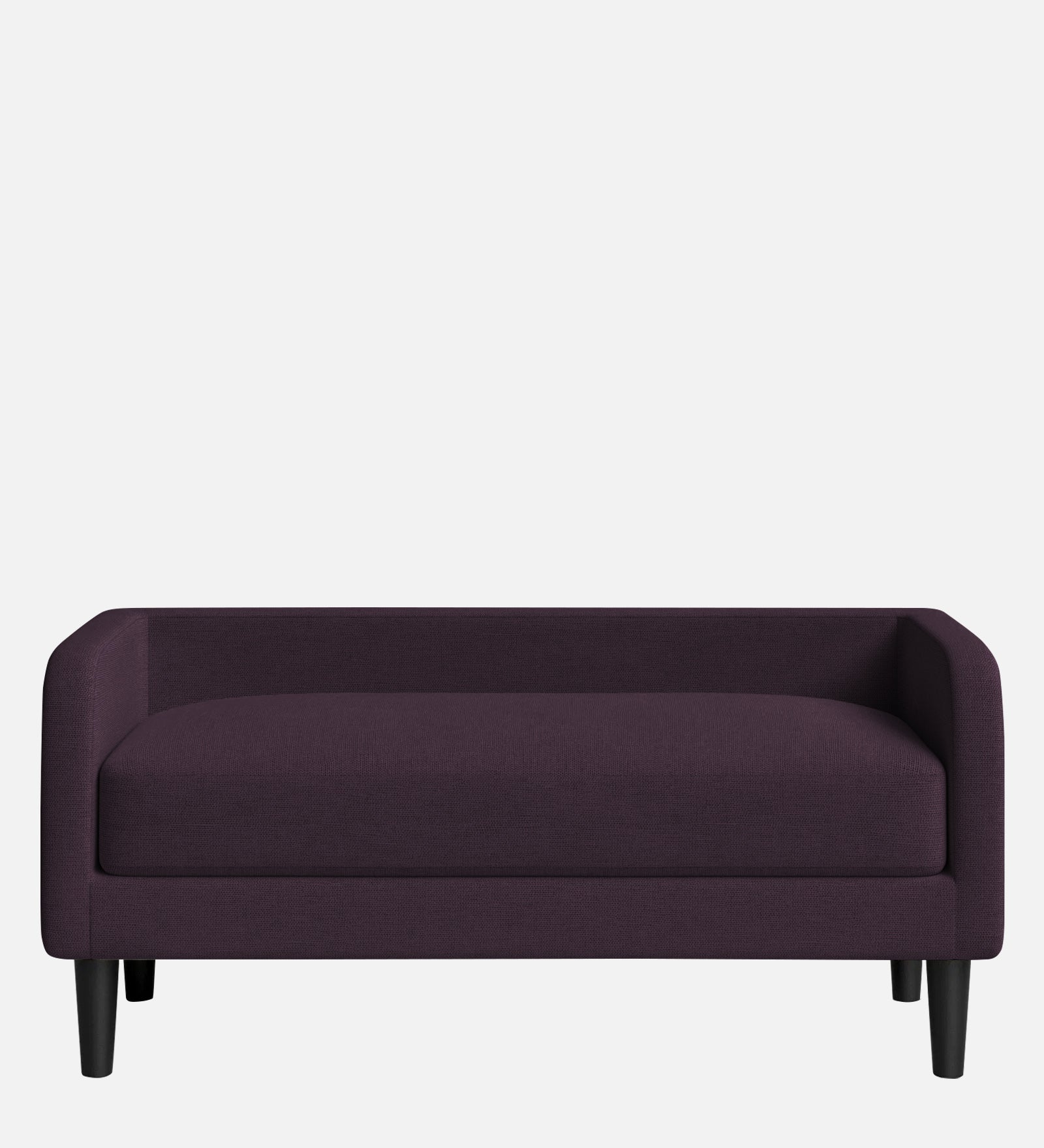 Maya Fabric Bench In Greek Purple Colour