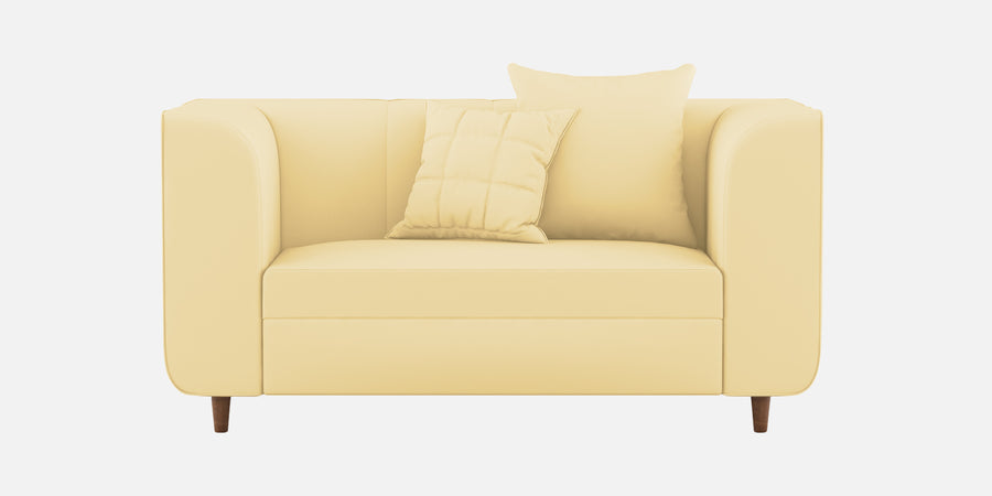 Sumo Velvet 2 Seater Sofa In Sandy Beige Colour - Febonic Living