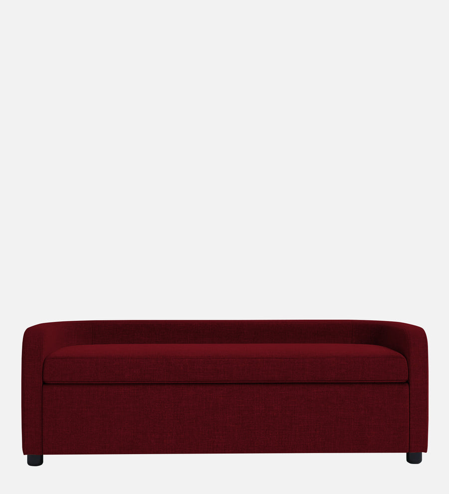Cooper Fabric Storage Bench In Ruby Red Colour - Febonic Living