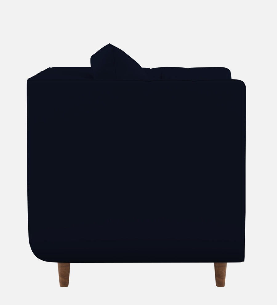 Sumo Velvet 1 Seater Sofa In Dark Blue Colour - Febonic Living