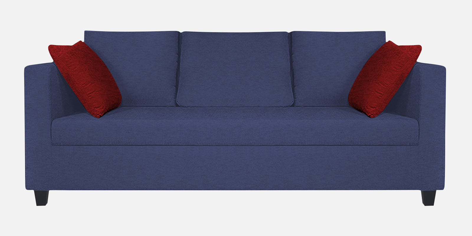 Nuska Fabric 3 Seater Sofa in Slate Blue Colour