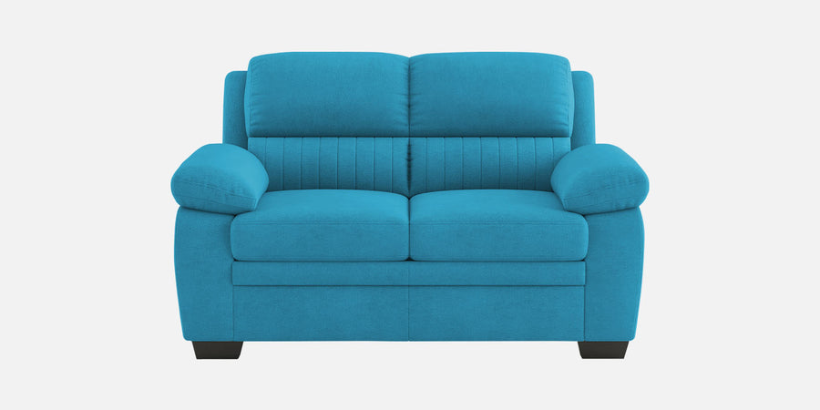Cantaberry Velvet 2 Seater Sofa In Aqua Blue Colour - Febonic Living
