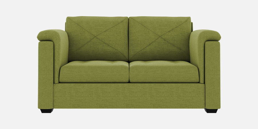 Andres Fabric 2 Seater Sofa In Lime Green Colour - Febonic Living