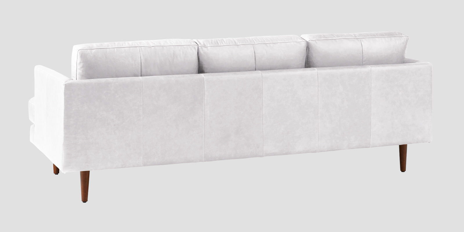 Sterio Leatherette 3 Seater Sofa in Cream White Colour