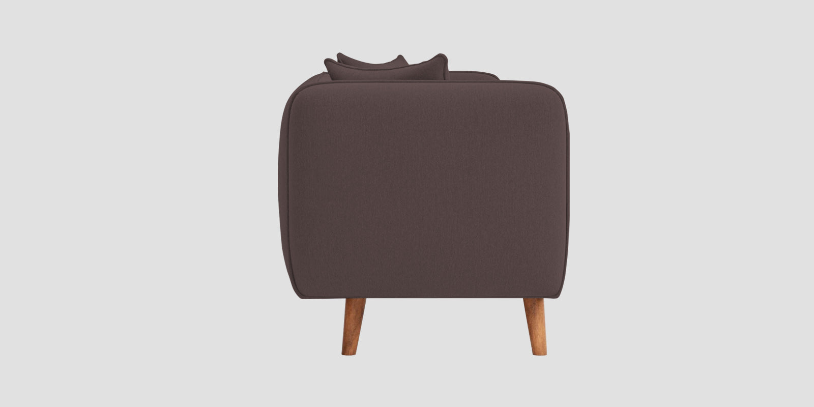 Reva Fabric 2 Seater Sofa In Night Brown Colour - Febonic Living