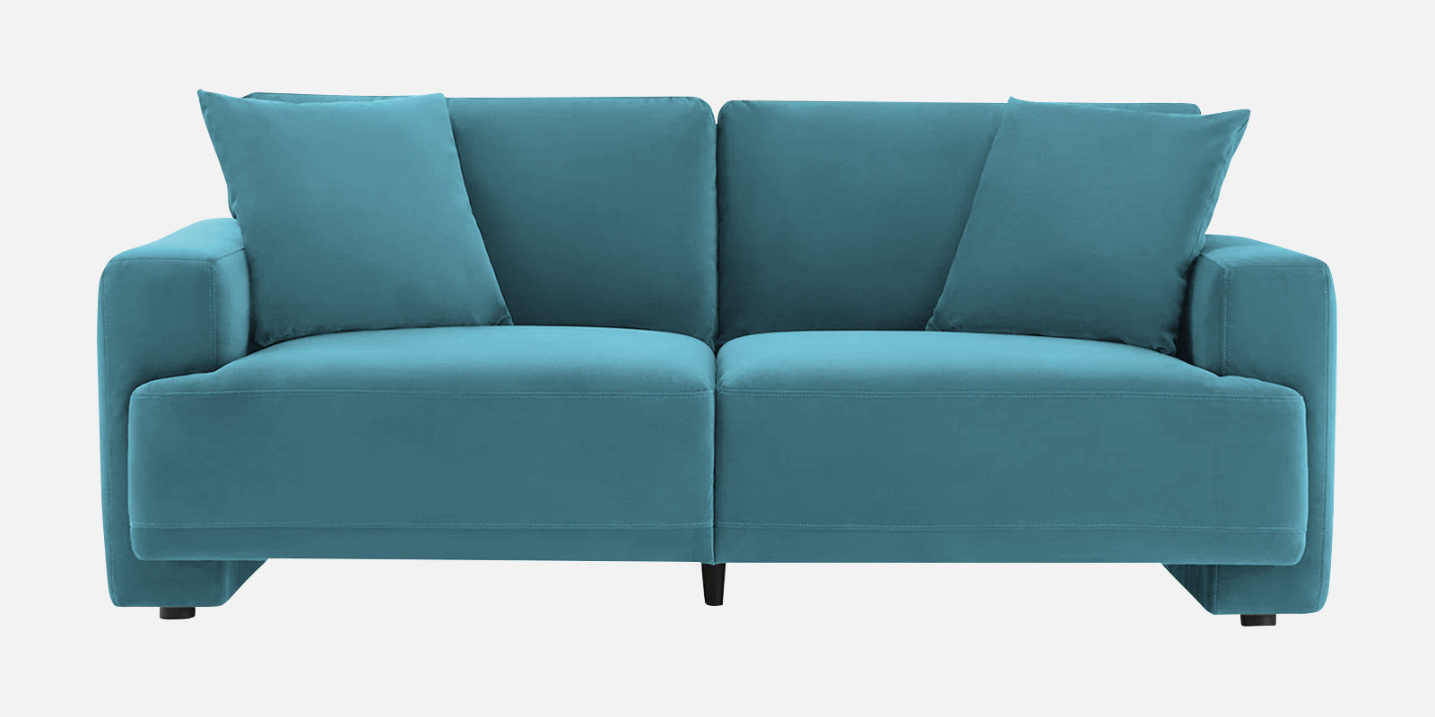 Kosta Velvet 2 Seater Sofa in Aqua Blue Colour