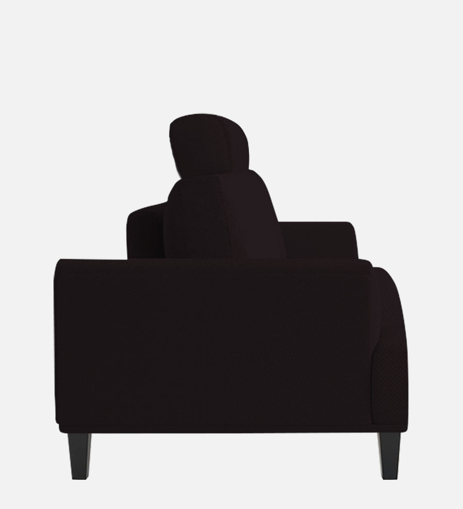 Como Fabric 1 Seater Sofa In Cara Brown Colour - Febonic Living