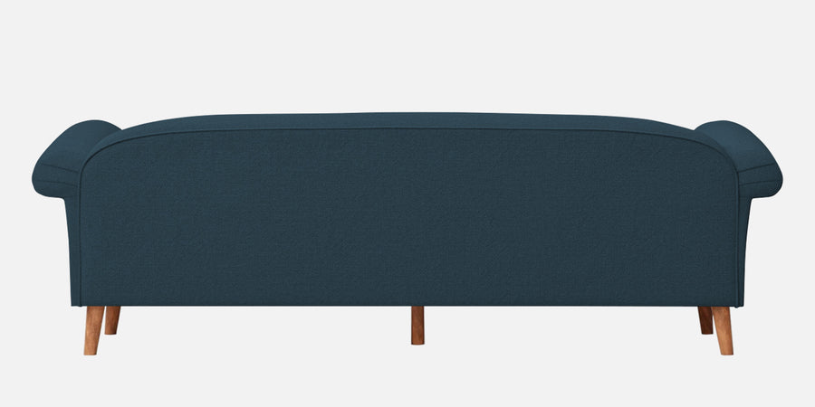 Barber Fabric 3 Seater Sofa In Cool Blue Colour - Febonic Living