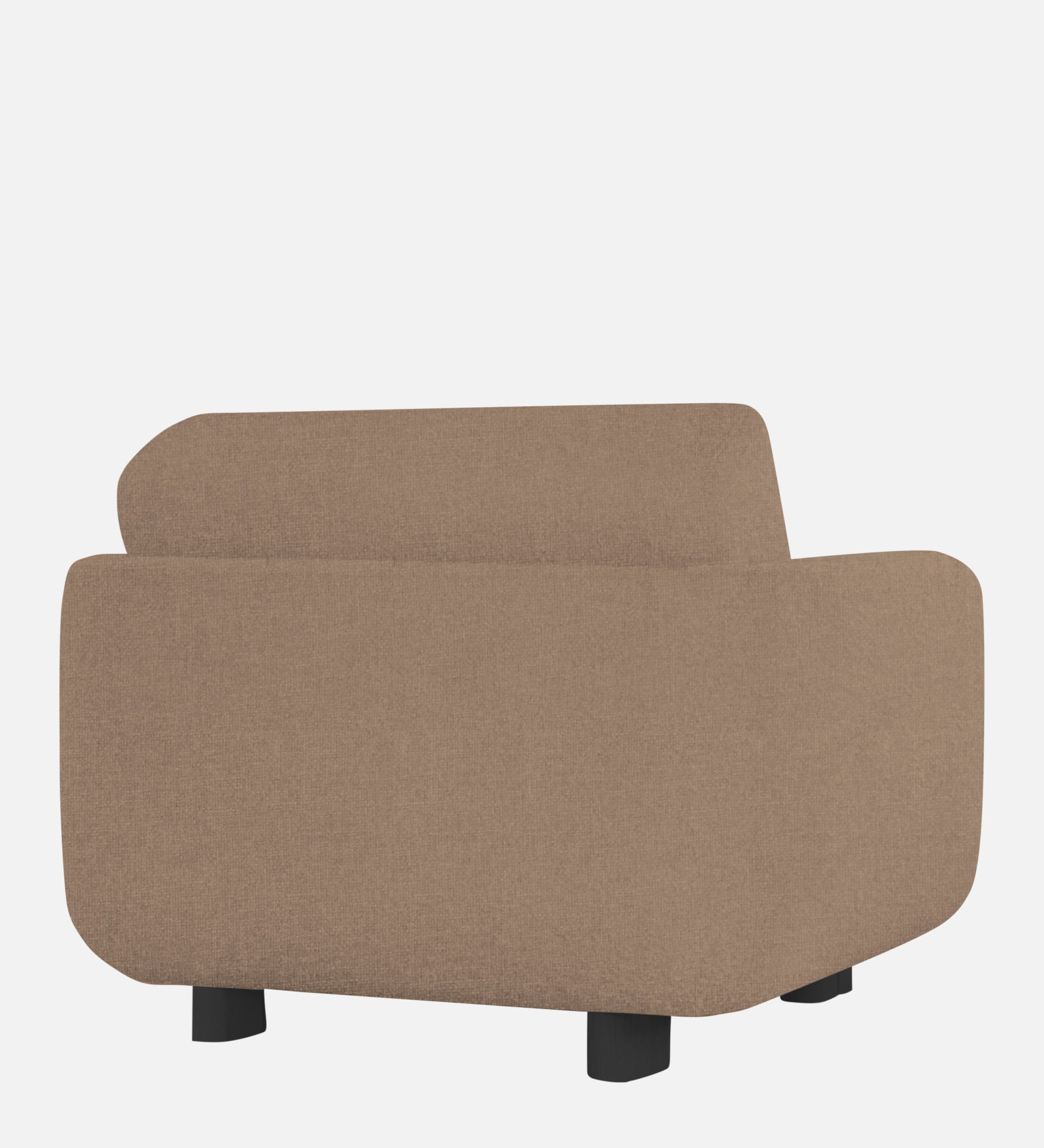 Varu Fabric 1 Seater Sofa In  Cookie Beige Colour - Febonic Living