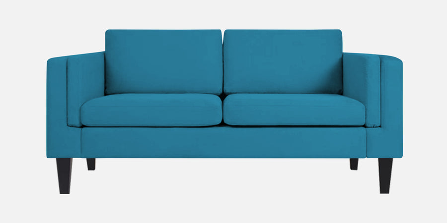 Jasper Velvet 2 Seater Sofa In Aqua Blue Colour - Febonic Living