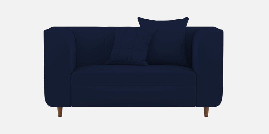Sumo Velvet 2 Seater Sofa In Indigo Blue Colour - Febonic Living