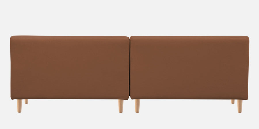 Woody Fabric Rhs Sectional Sofa 3 Lounger In Caramel Beige Colour - Febonic Living