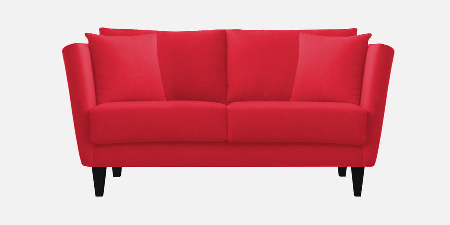 Norway Velvet 2 Seater Sofa In Ox Blood Maroon Colour - Febonic Living