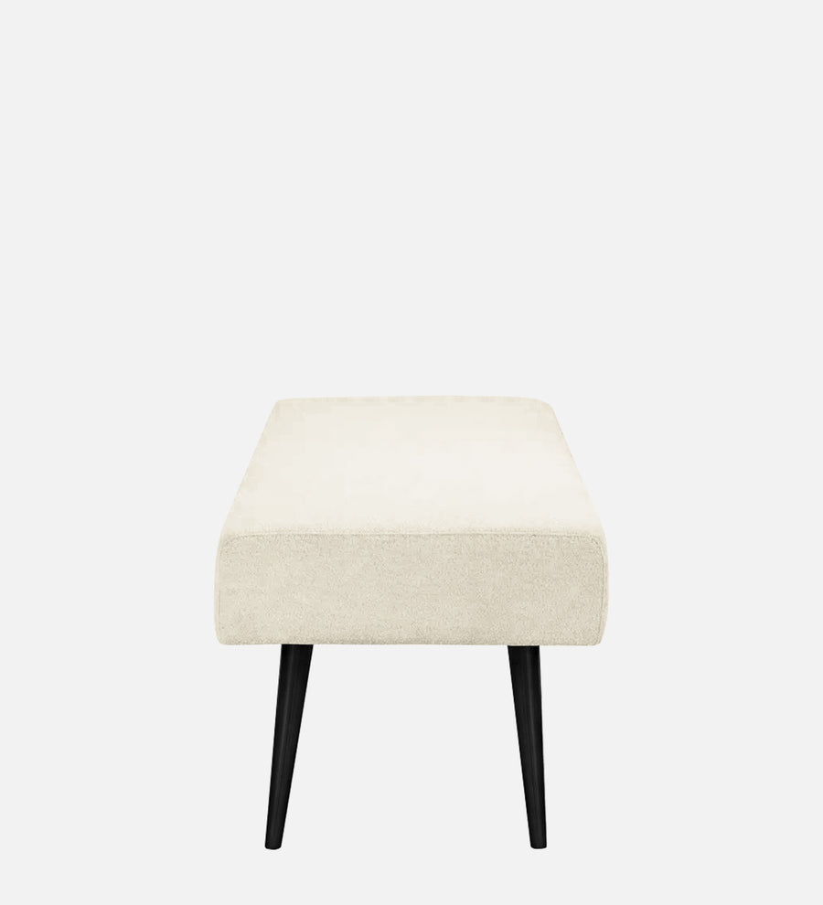 Orbit Fabric Bench In Ivory Cream Colour - Febonic Living