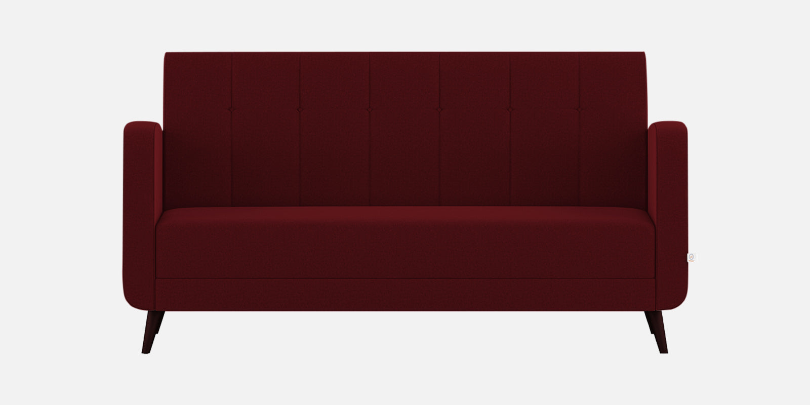Wiki Velvet 3 Seater Sofa in Dark Maroon Colour