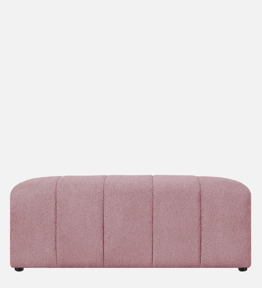 Rexi Boucle Fabric Bench In Basi Pinc Colour - Febonic Living