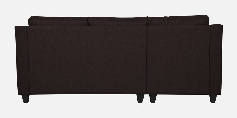 Welly Fabric Rhs Sectional Sofa 2 Lounger In Dark Brown Colour - Febonic Living
