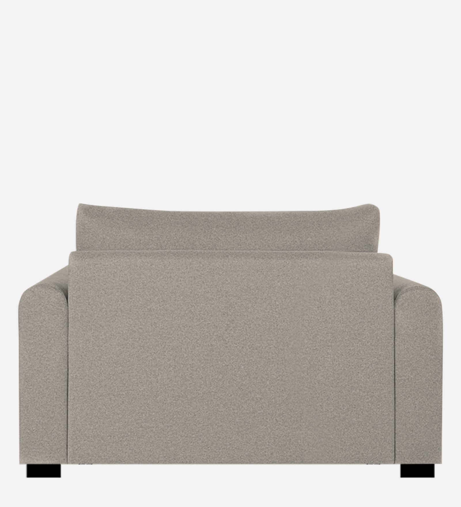 Sigma Fabric 1 Seater Sofa in Lit Grey Colour