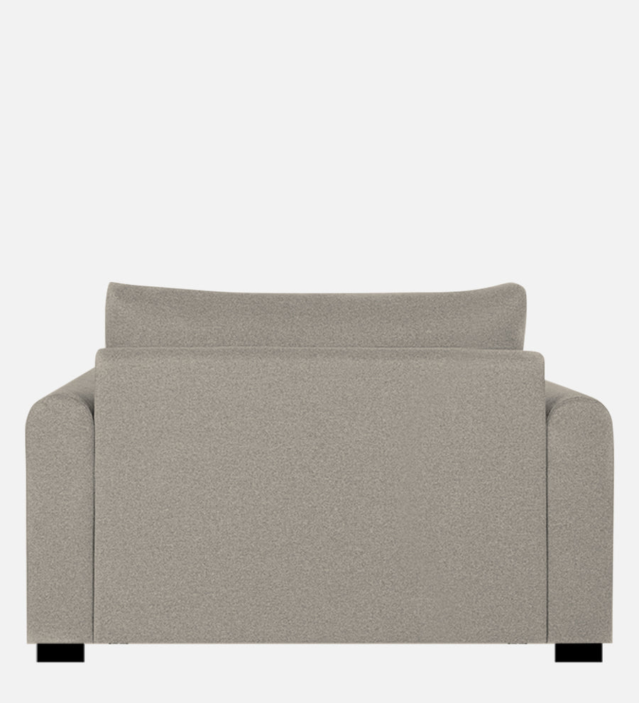 Sigma Fabric 1 Seater Sofa In Ash Grey Colour - Febonic Living