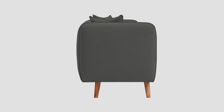 Reva Fabric 2 Seater Sofa In Stone Grey Colour - Febonic Living