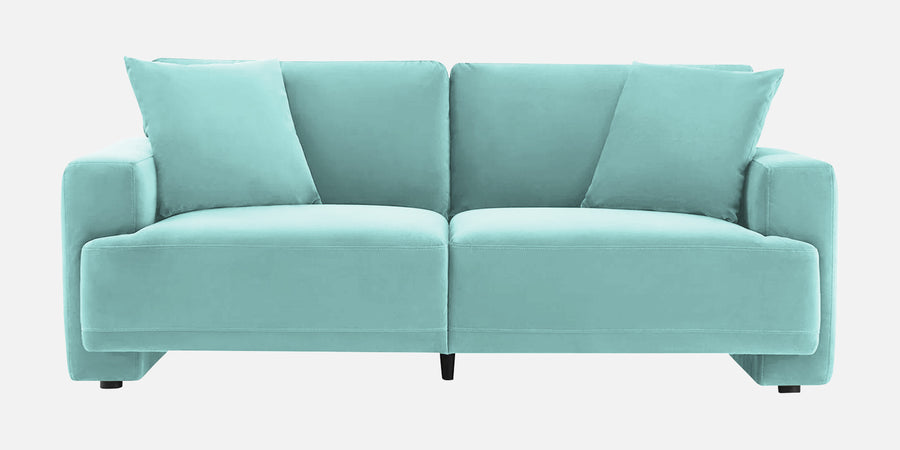 Kosta Velvet 2 Seater Sofa In Barmunda Aqua Colour - Febonic Living