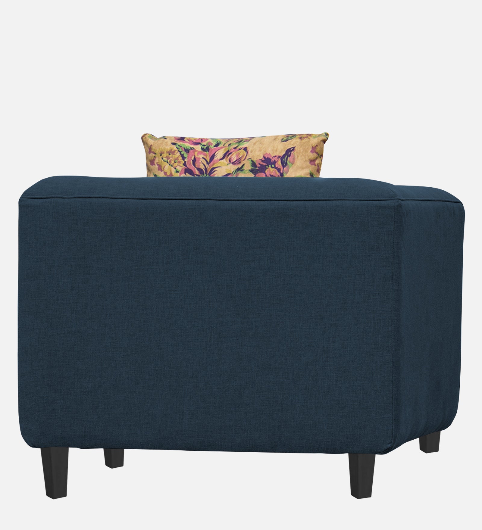 Niki Fabric 1 Seater Sofa in Light Blue Colour