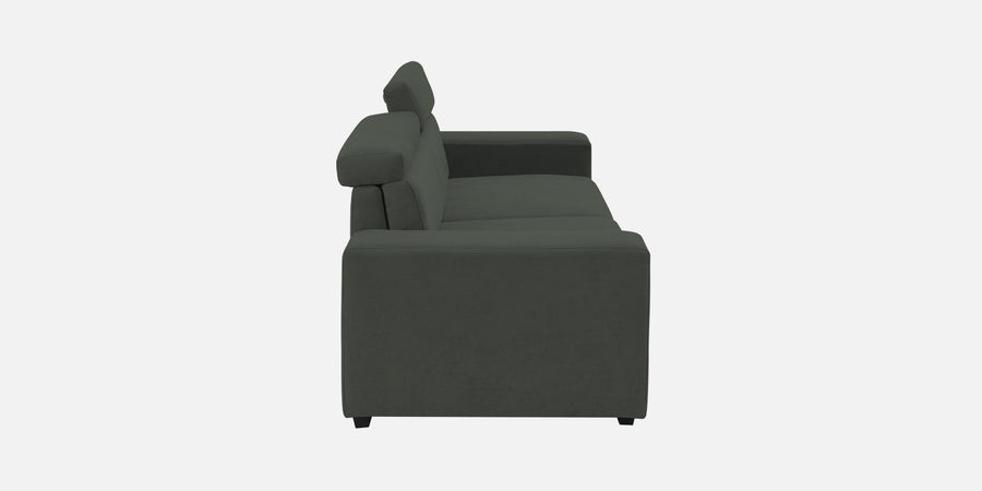 Hiro Fabric 3 Seater Sofa In I Land Green Colour - Febonic Living
