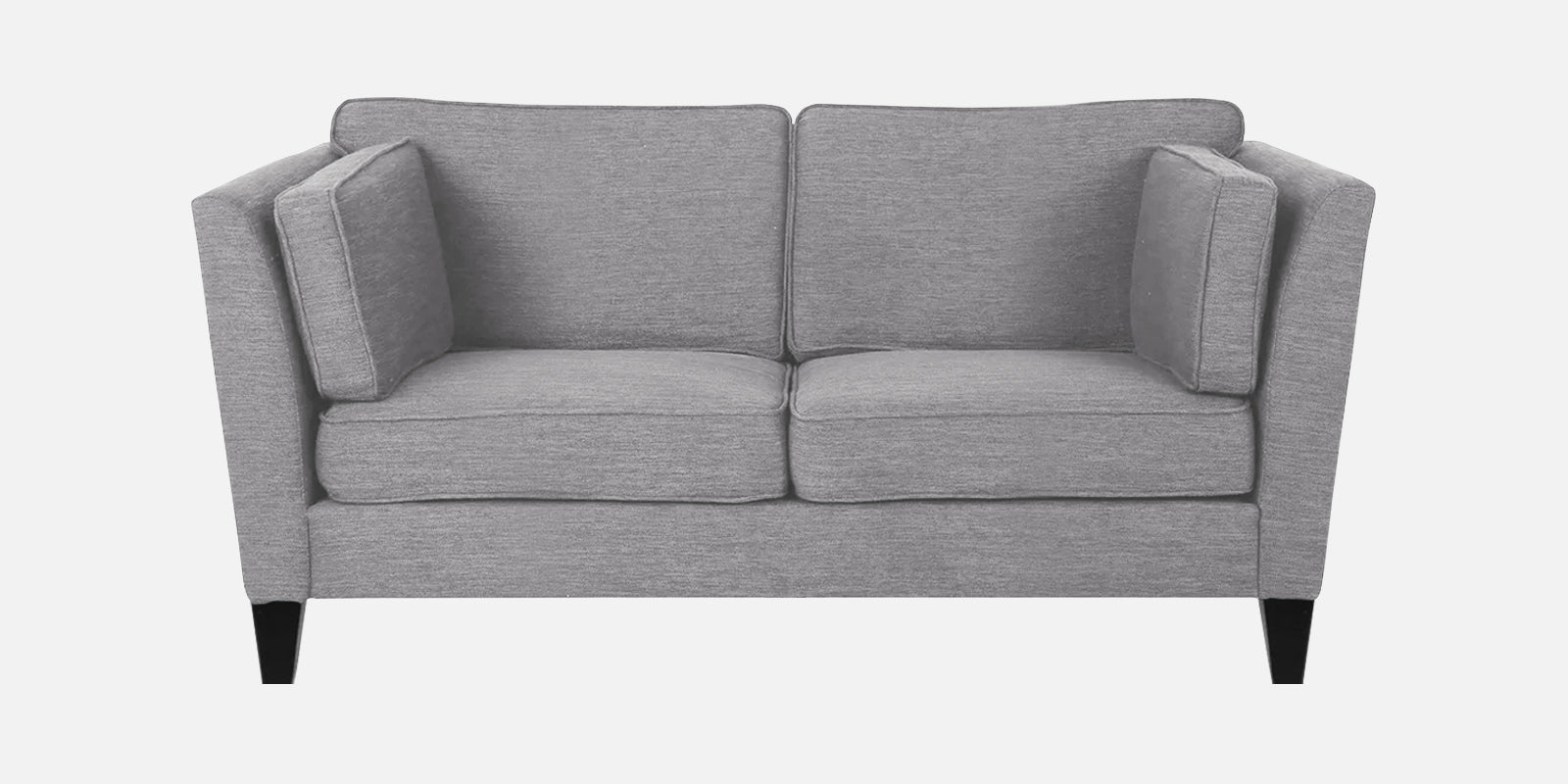 Nigar Fabric 2 Seater Sofa in Lit Grey Colour