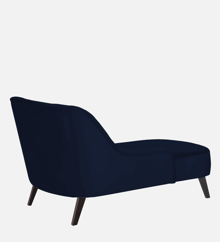 Flora Velvet Rhs Chaise Lounger In Indigo Blue Colour - Febonic Living