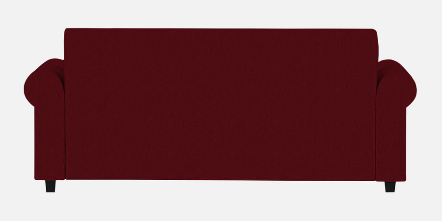 Derado Fabric 3 Seater Sofa In Ruby Red Colour - Febonic Living