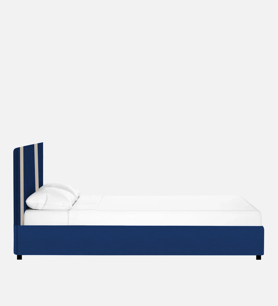 Alisha Leatherette King Size Bed In Blue Colour - Febonic Living