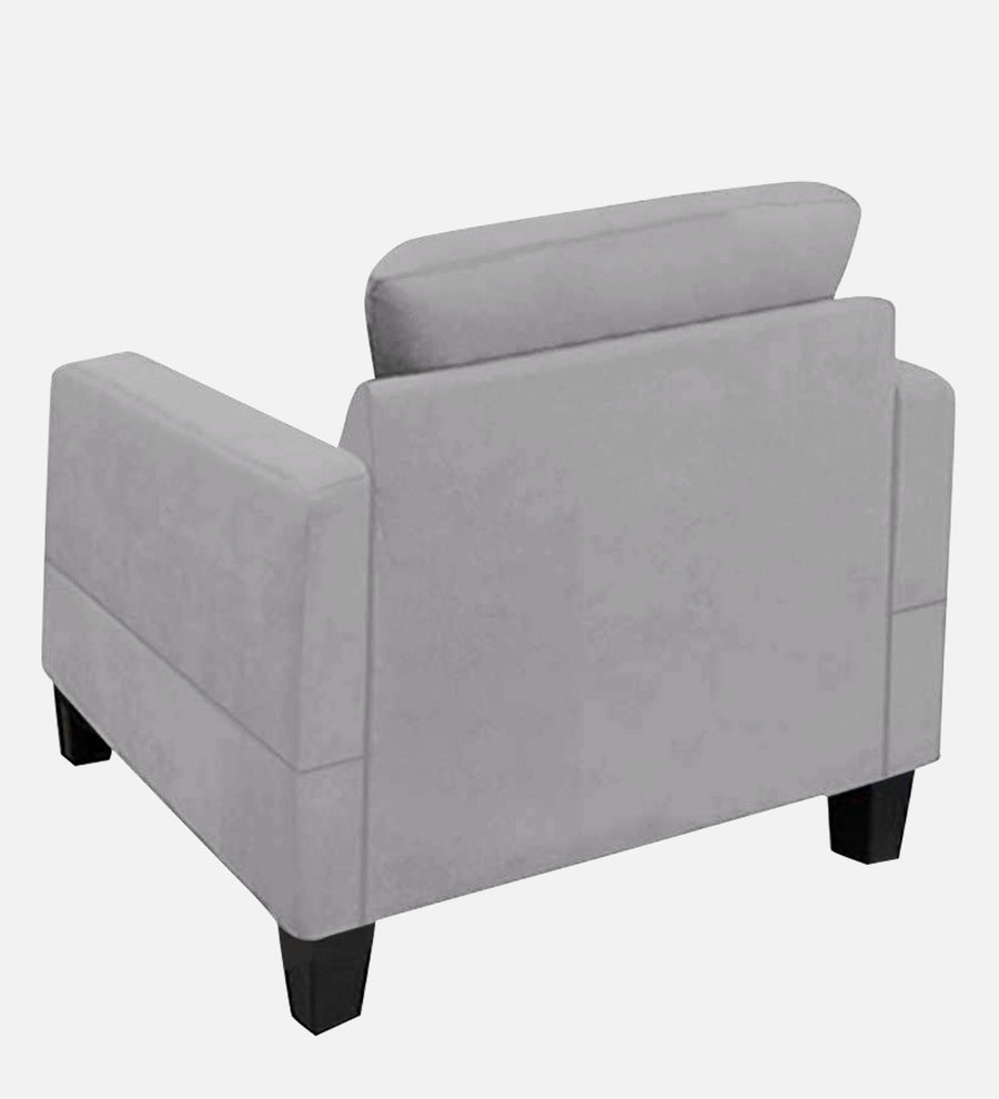 Thomas Fabric 1 Seater Sofa In Lit Grey Colour - Febonic Living