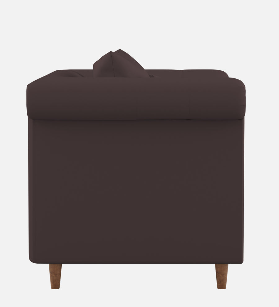 Rubi Velvet 1 Seater Sofa In Mocha Brown Colour - Febonic Living