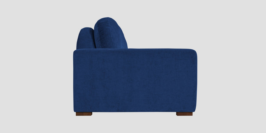 Dara Fabric 3 Seater Sofa In Royal Blue Colour - Febonic Living