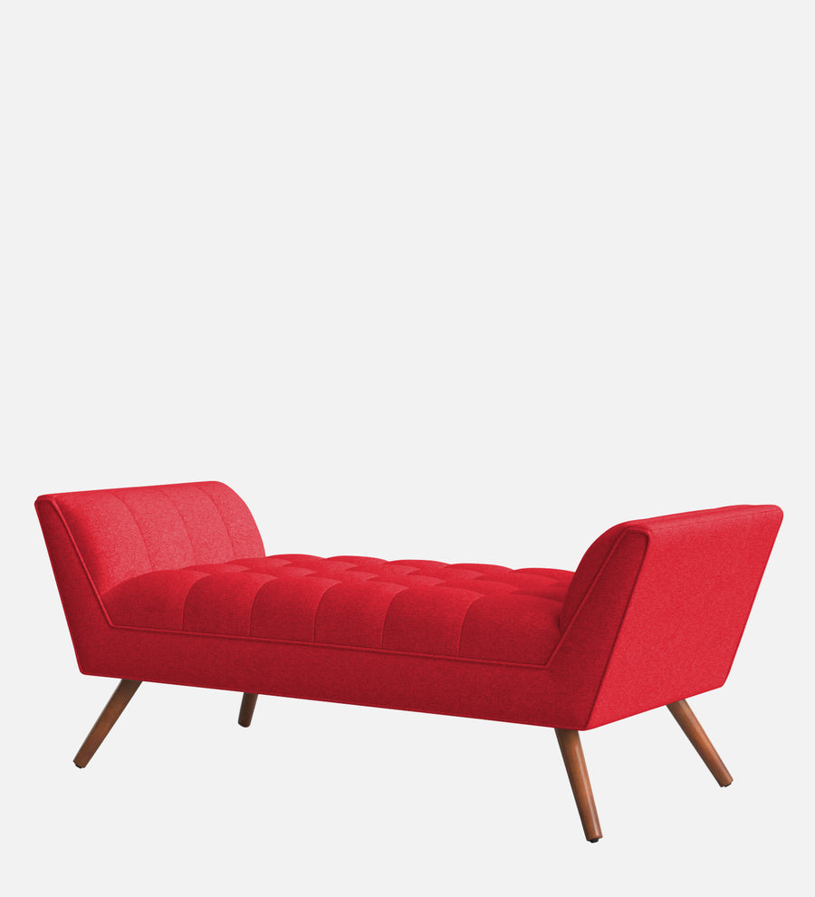 Cartes Velvet Bench In Ox Blood Maroon Colour - Febonic Living