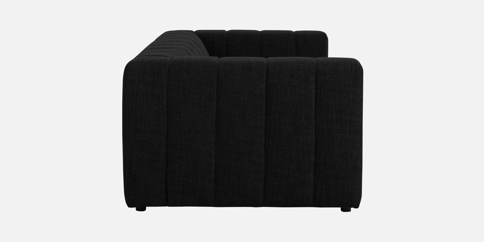 Lara Fabric 2 Seater Sofa in Zed Black Colour