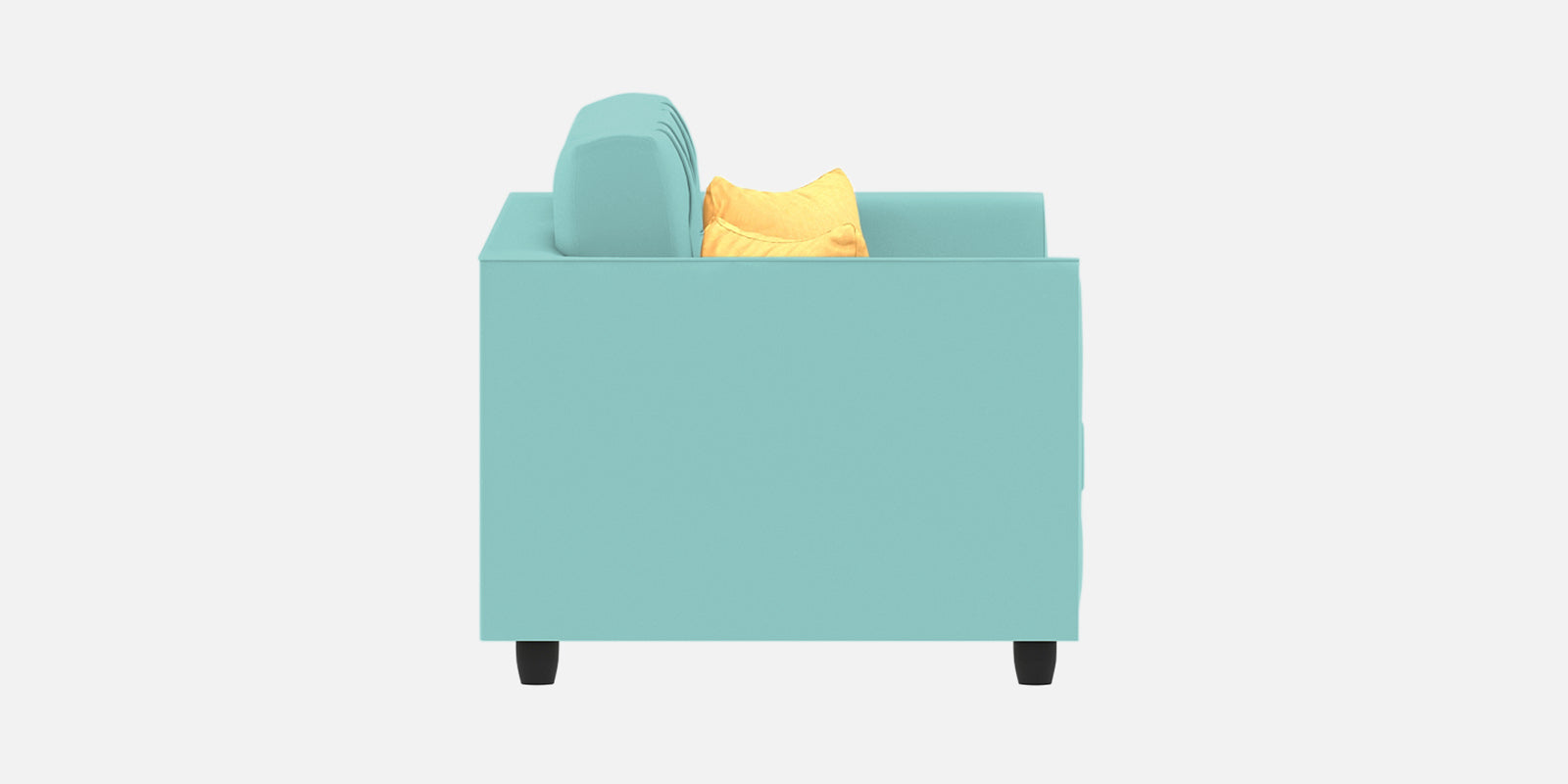 Nestin Velvet 3 Seater Sofa in Barmunda Aqua Colour