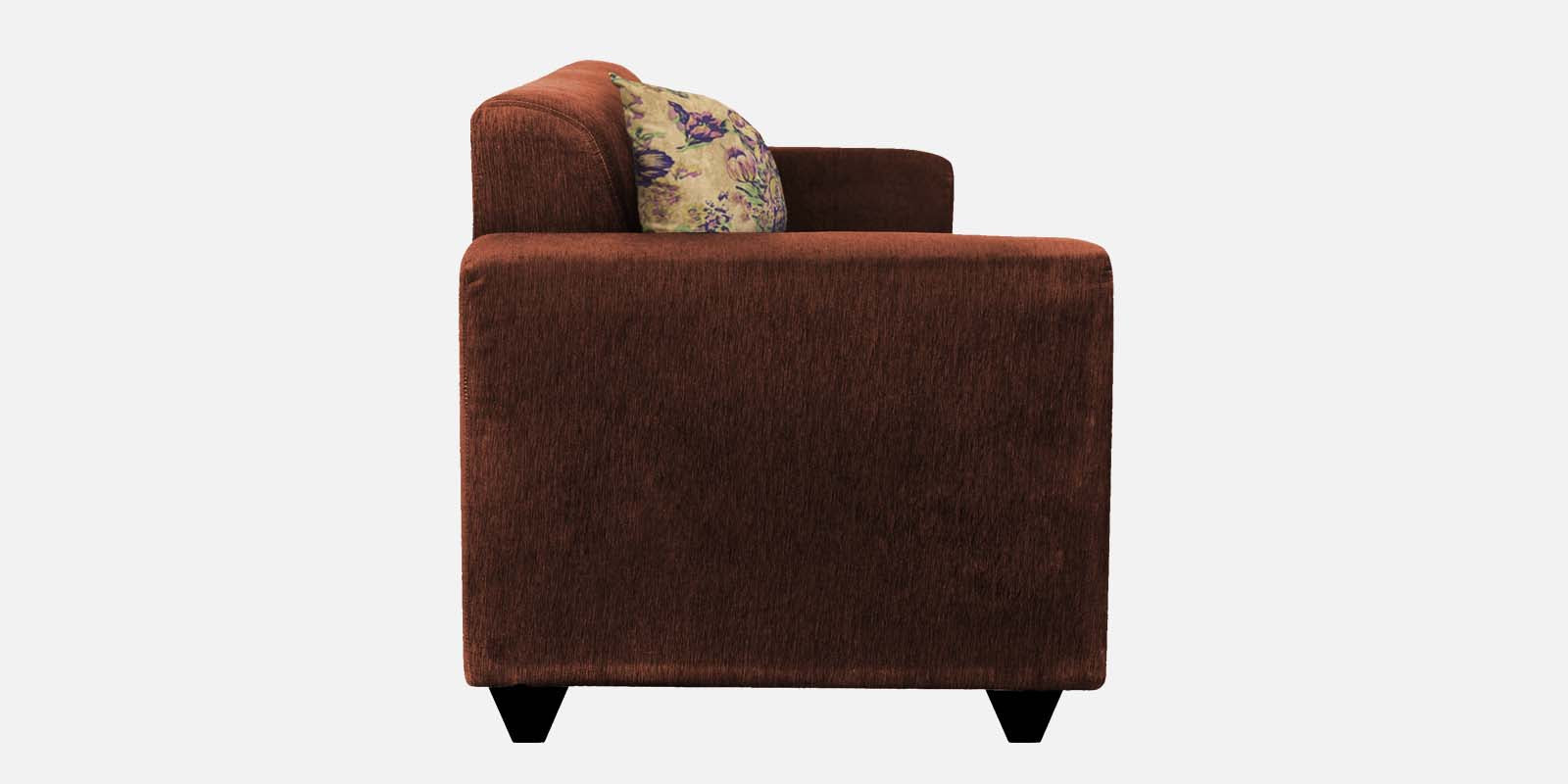 Lipu Fabric 3 Seater Sofa in Coffee Brown Colour