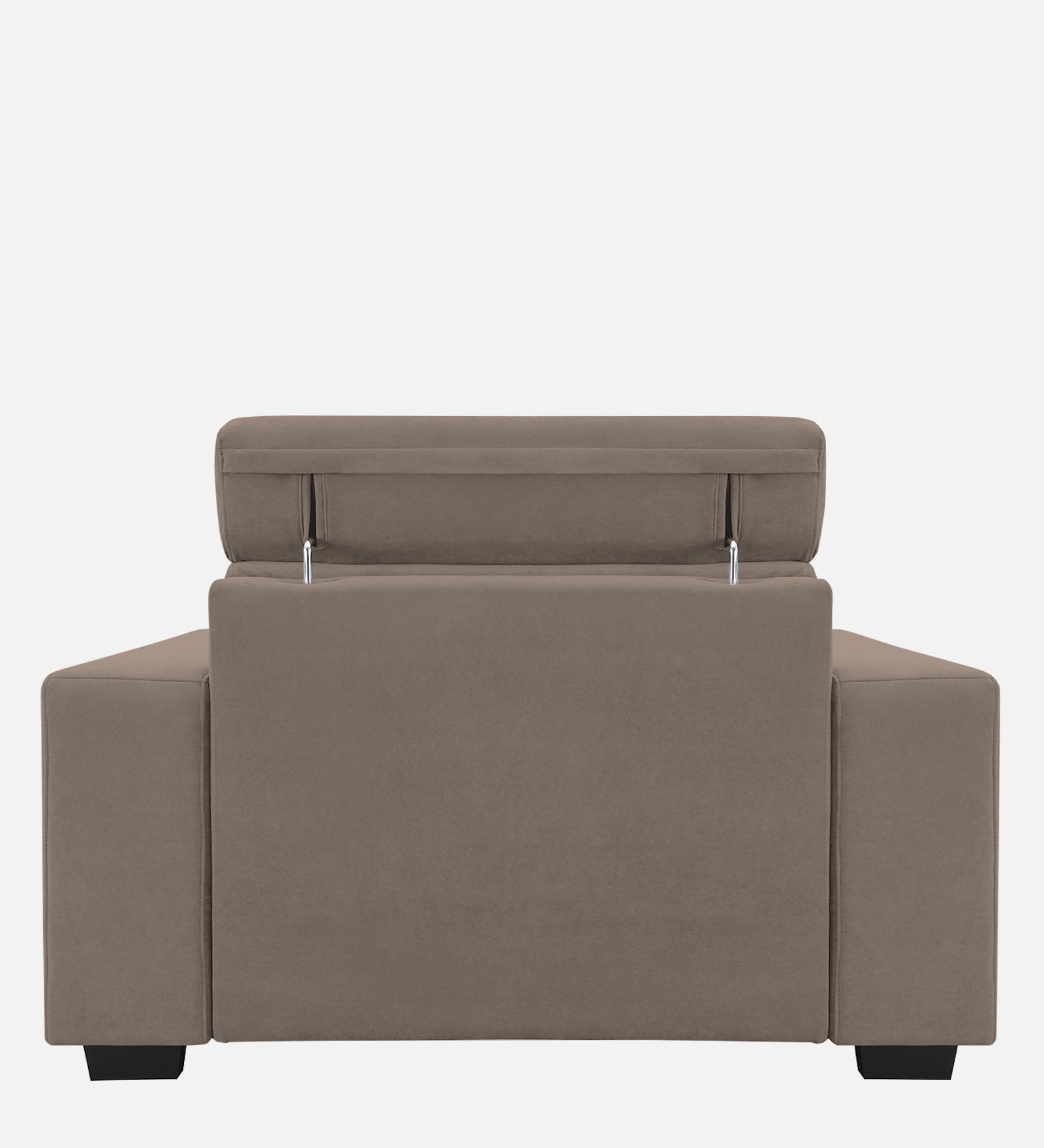 Hiro Fabric 1 Seater Sofa In  Rock Beige Colour - Febonic Living