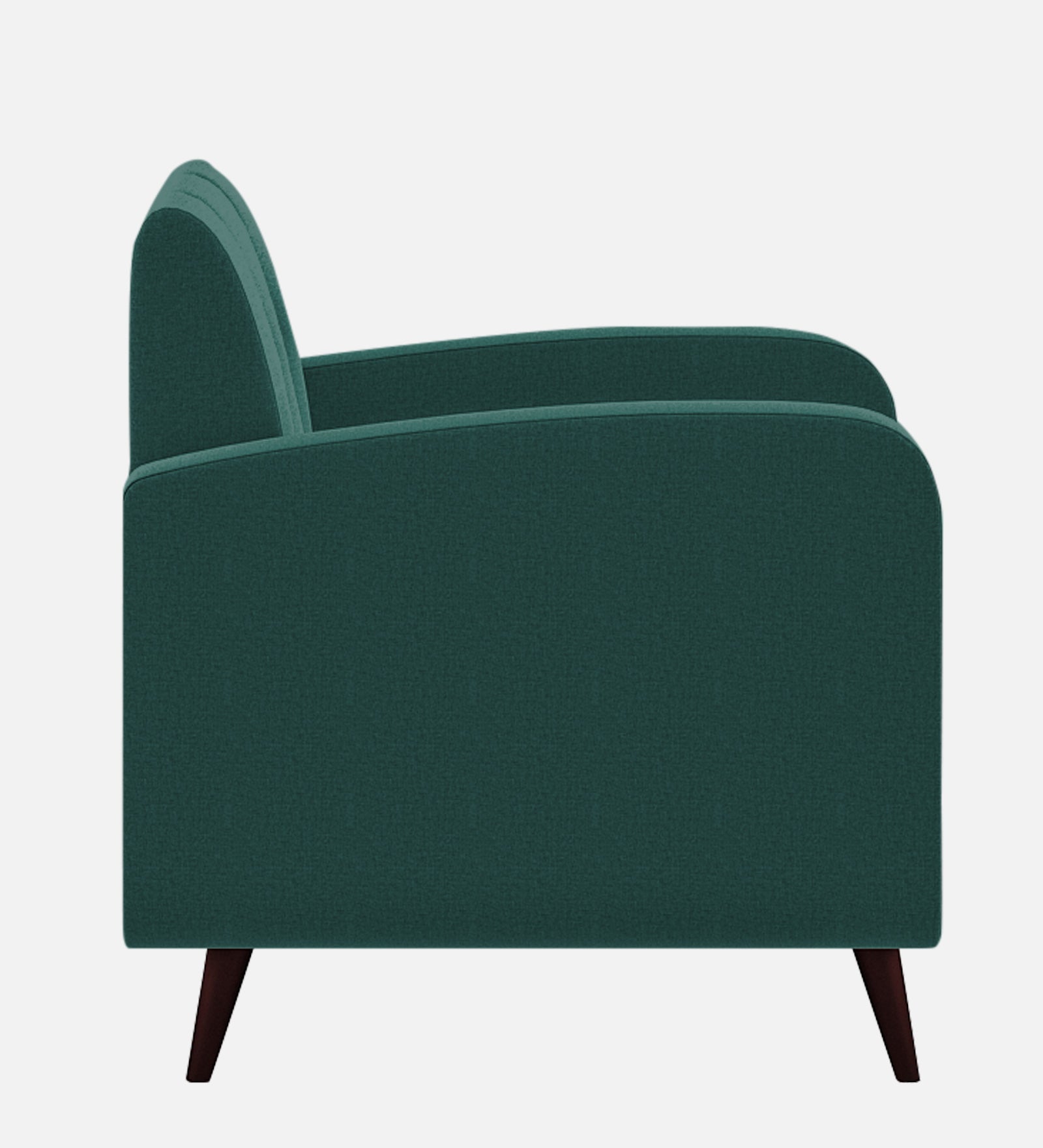 Wiki Velvet 1 Seater Sofa in Pine green Colour