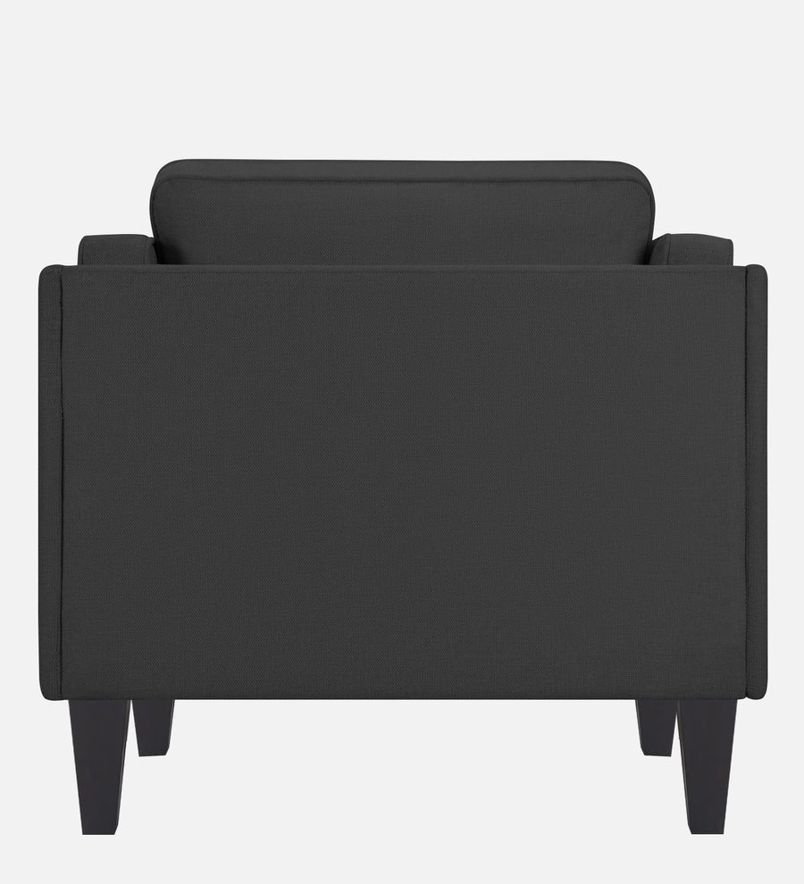 Siddy Fabric 1 Seater Sofa In Charcoal Grey Colour - Febonic Living