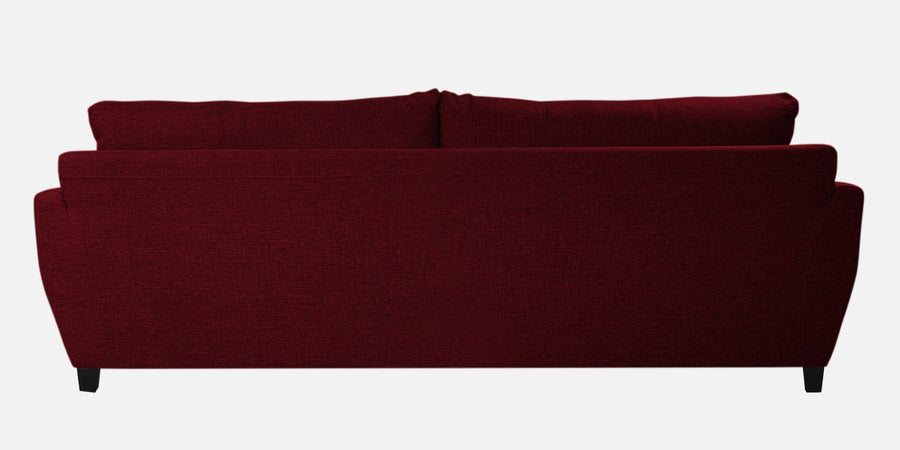 Mario Fabric 3 Seater Sofa In Ruby Red Colour - Febonic Living