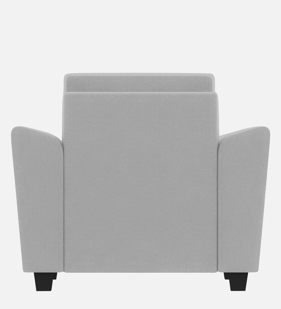 Daku Fabric 1 Seater Sofa In Lit Grey Colour - Febonic Living