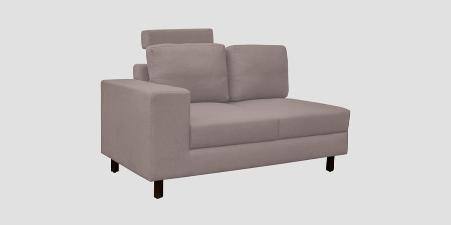 Betty Fabric 6 Seater Rhs Corner Sofa In Almond Beige Colour - Febonic Living
