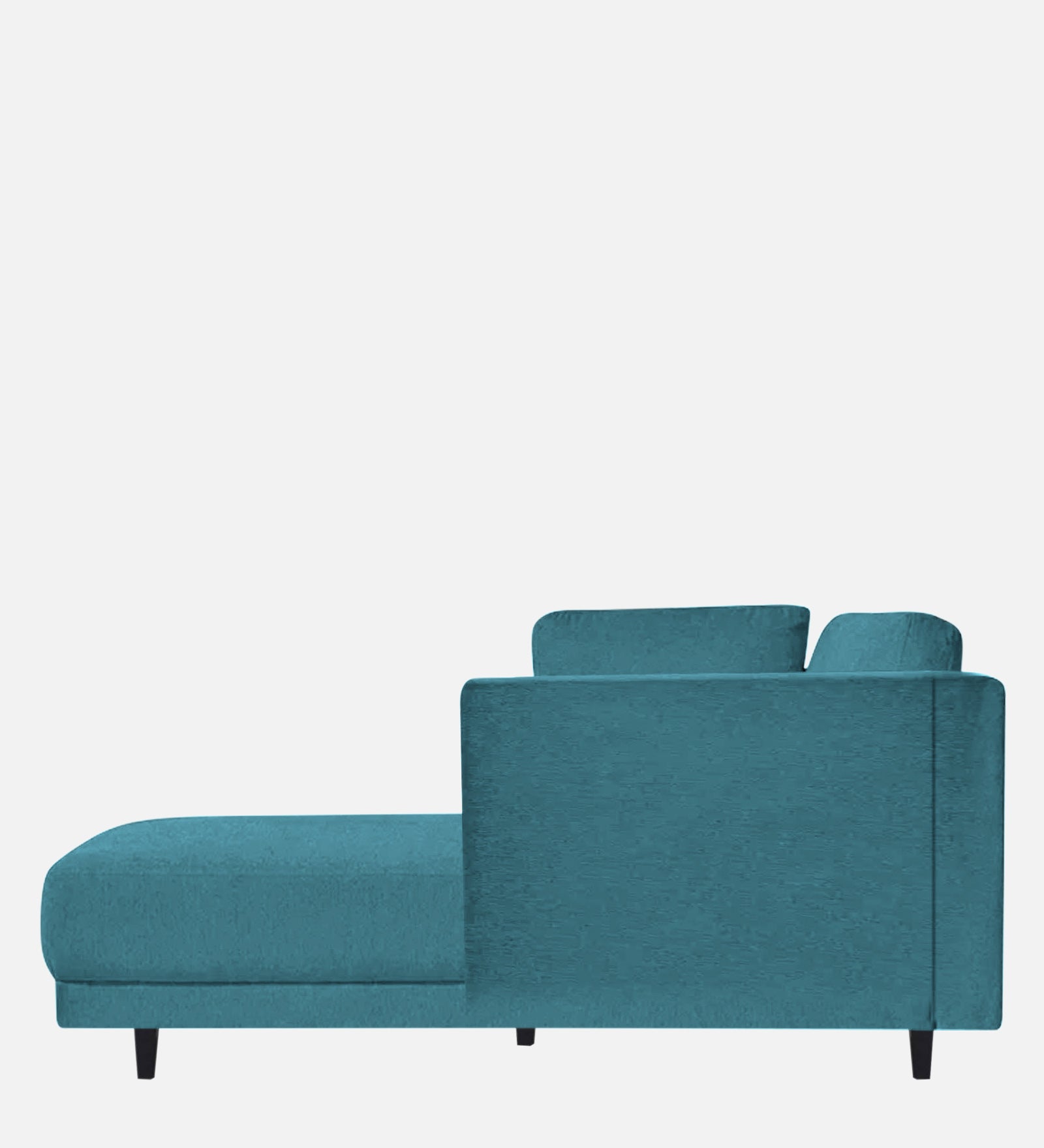 Jonze Velvet RHS Chaise Lounger in Aqua Blue Colour